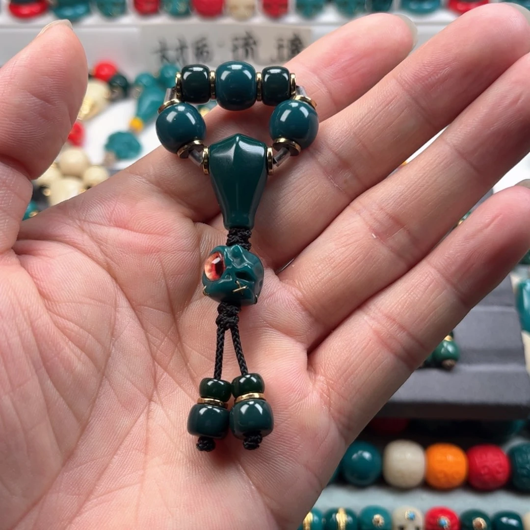 琉璃颈饰怒**狼琉璃配饰