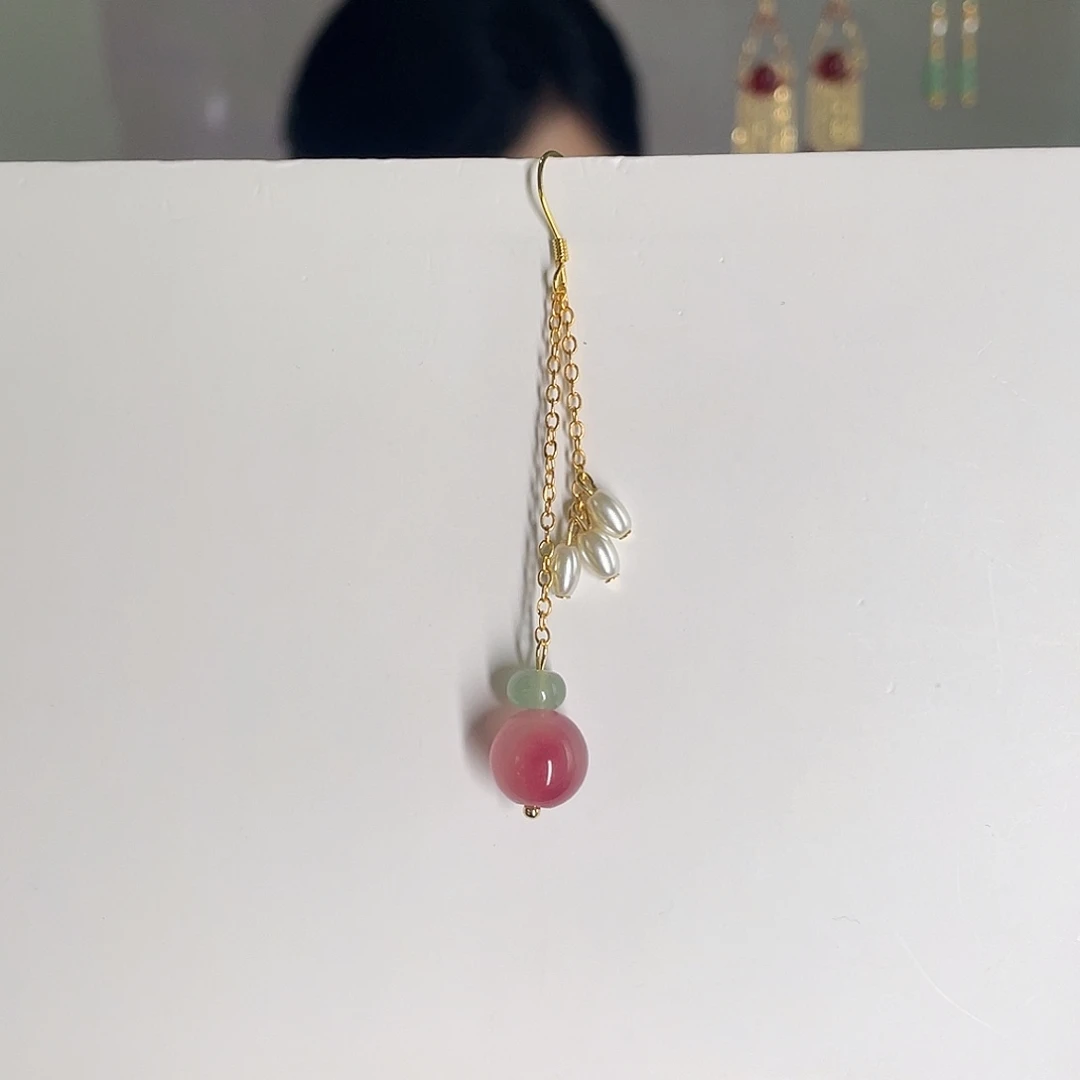 紫晶耳饰银S925镶嵌