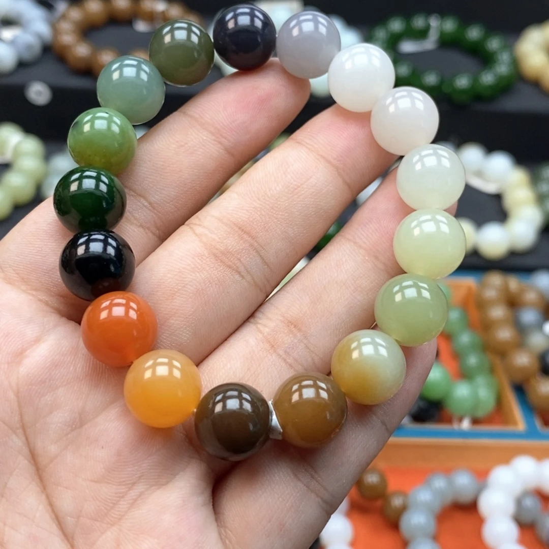 未镶嵌手串和田玉Q卡12精品多宝