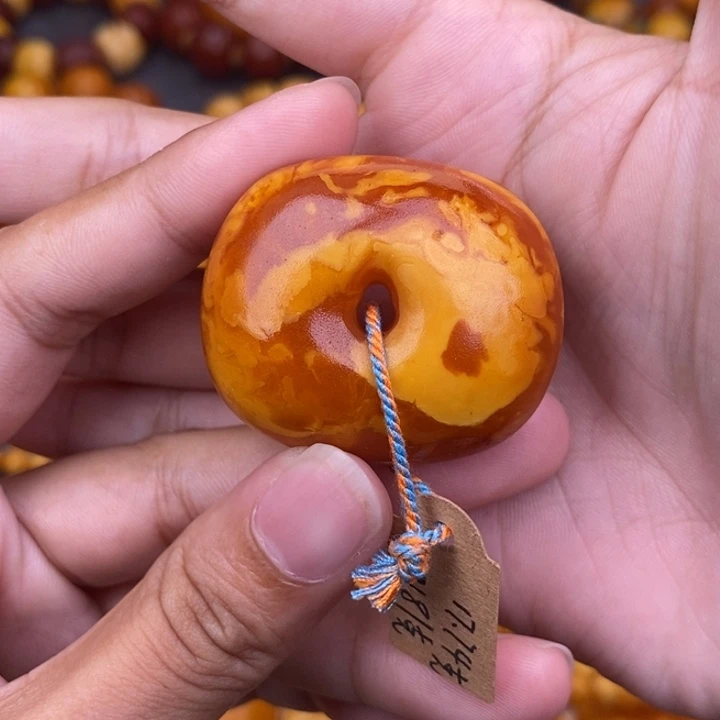 琥珀未镶嵌裸石蜜蜡L