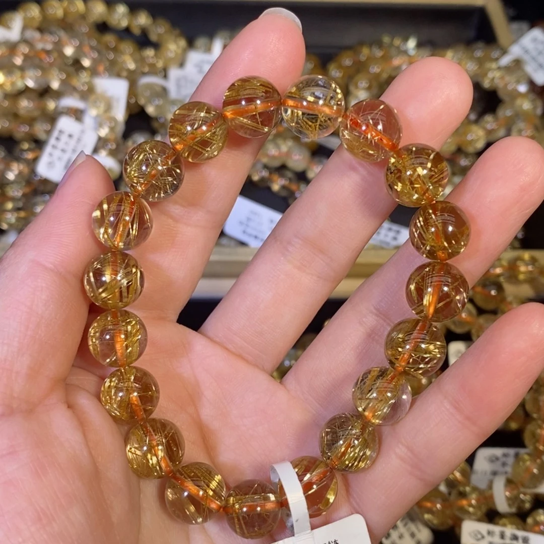 水晶手链未镶嵌果*皮手链10.5mm