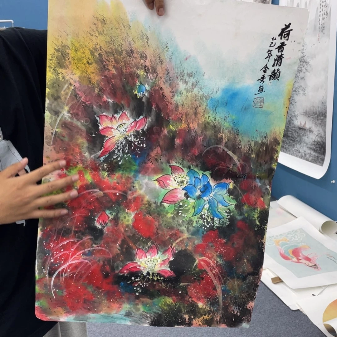 国画手绘国画欣赏一下