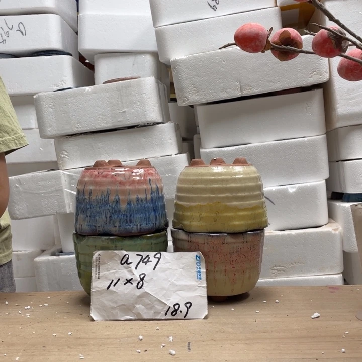 粗陶多肉花盆微瑕749