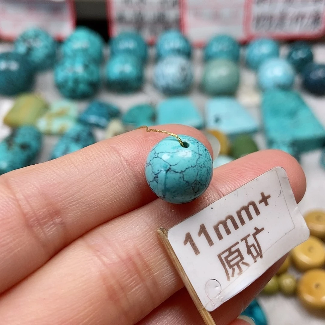 绿松石未镶嵌珠宝半成品