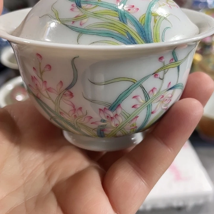 用***8摆件盖碗茶盖的盖子