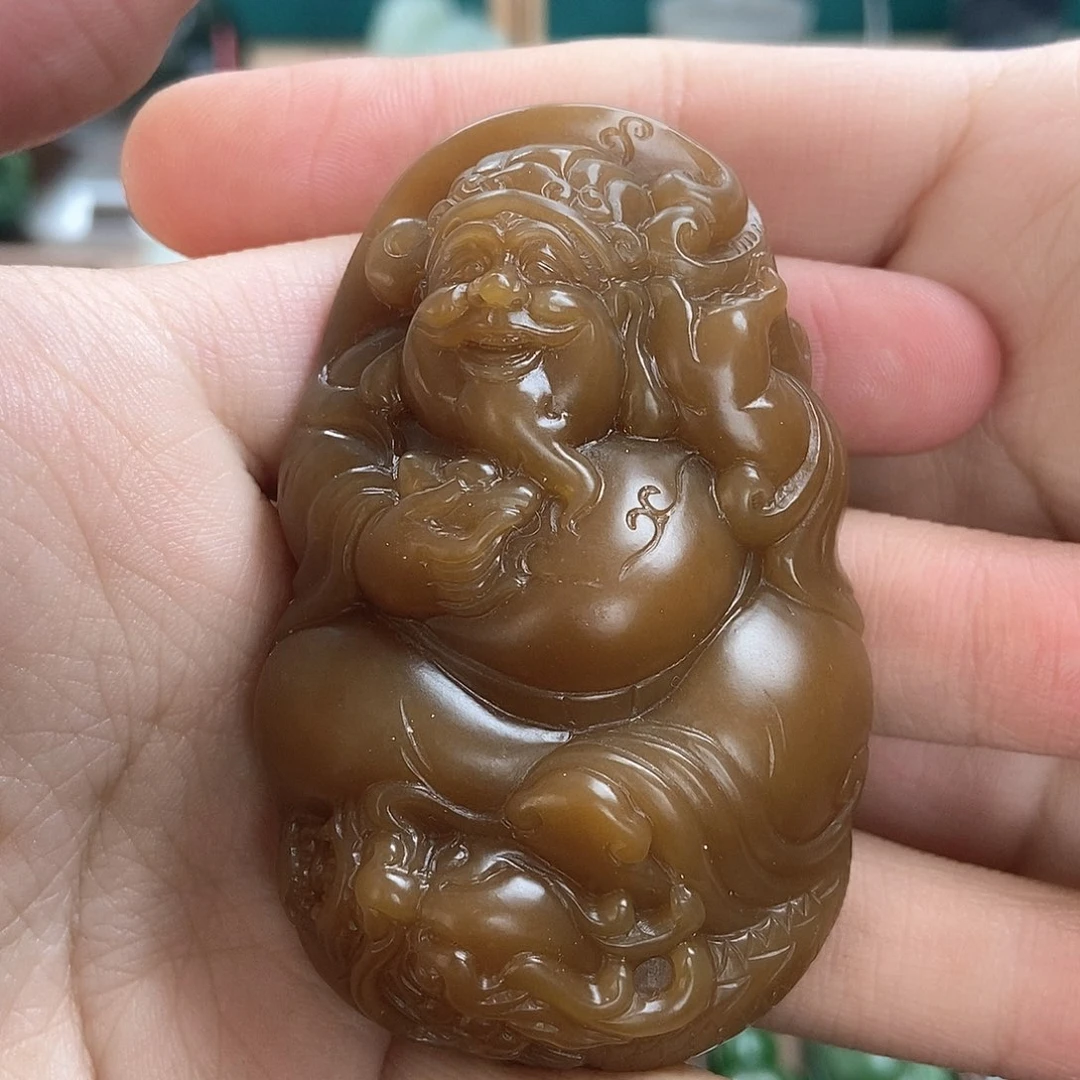 和田玉（糖玉）颈饰未镶嵌