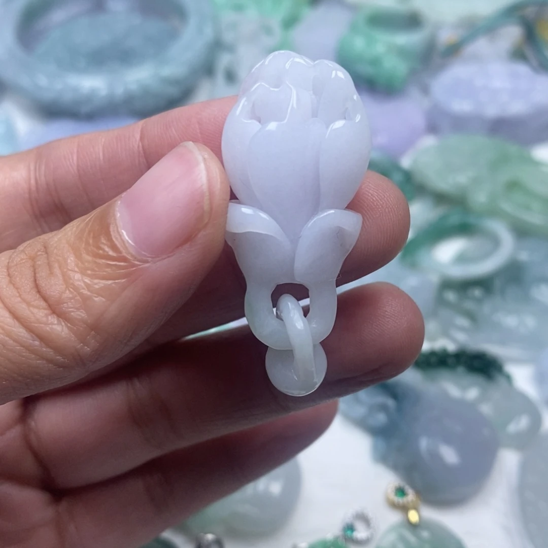 颈饰未镶嵌翡翠翡翠