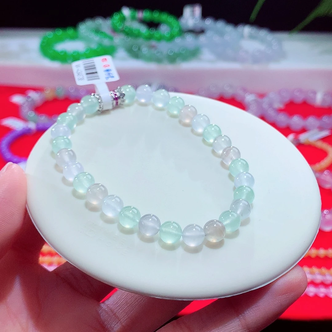未镶嵌手串翡翠卡6.2