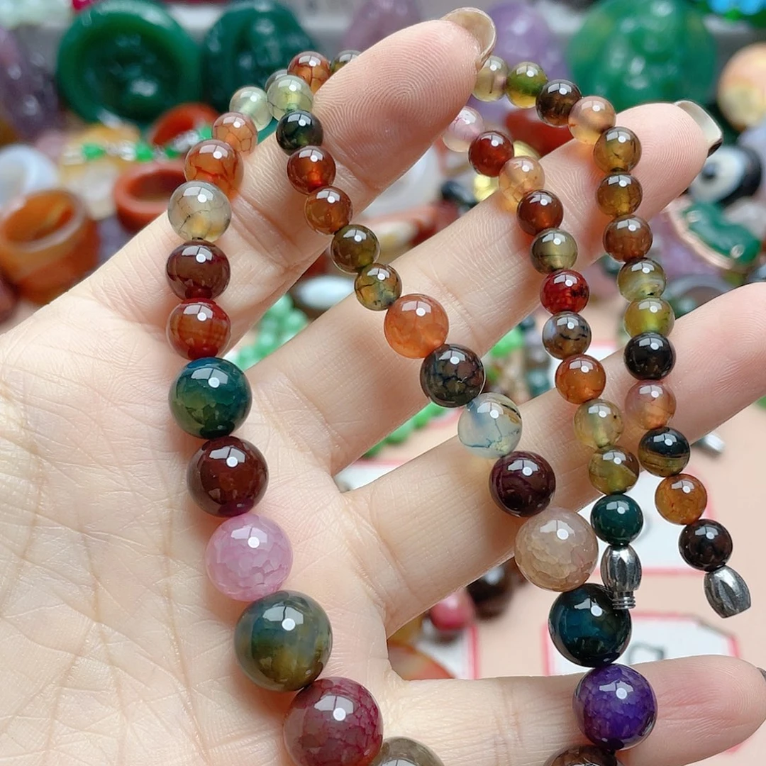 玛瑙/玉髓颈饰合金用****9