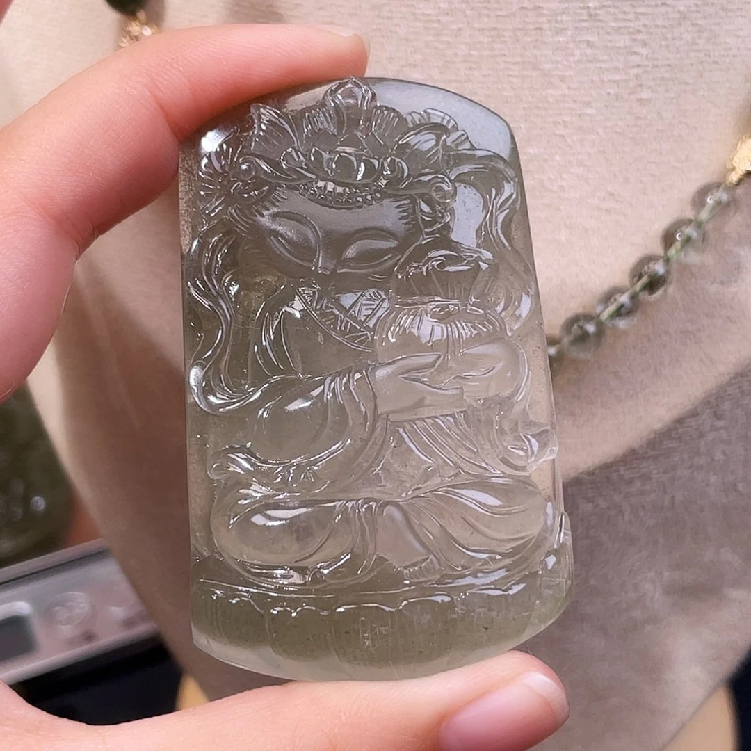 颈饰未镶嵌水晶a*羊翠幽灵