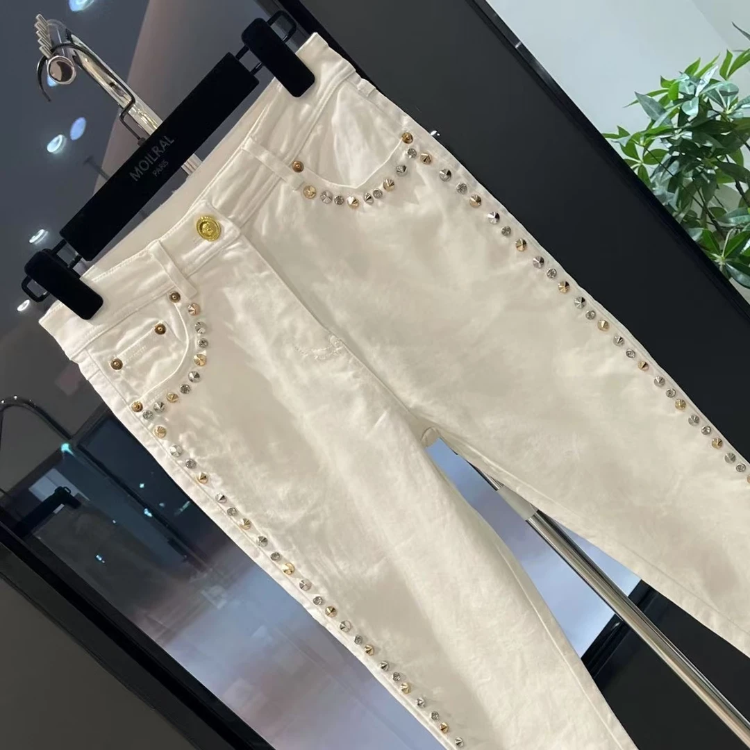 时尚百搭修身休闲牛仔裤018