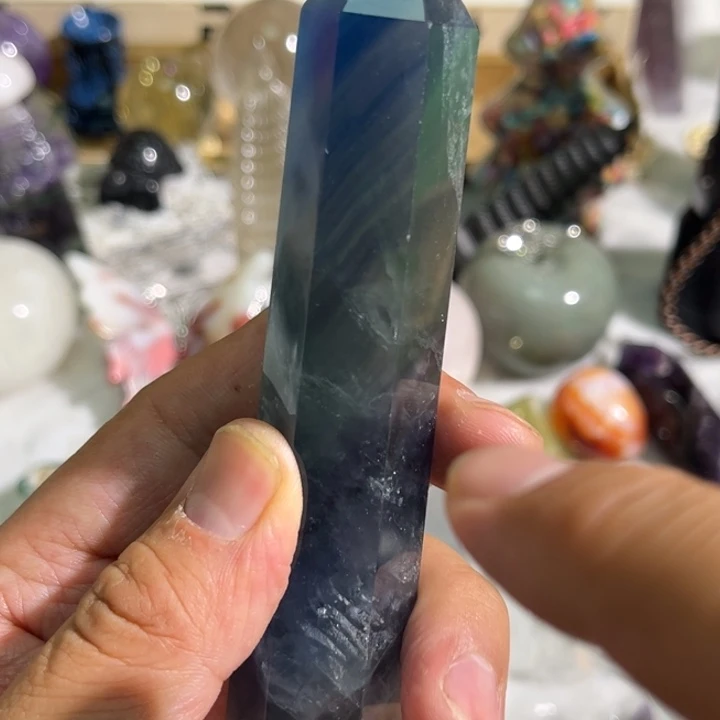 未镶嵌水晶大型摆件（非配饰）蓝银石575