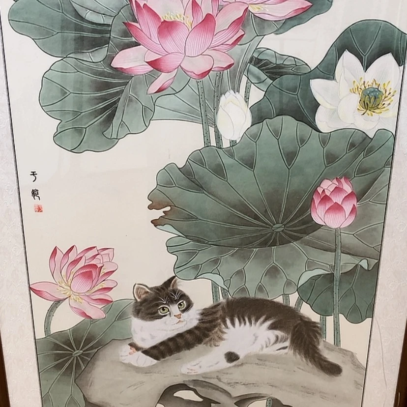 【闪购商品】国画手绘国画工笔带框125.65