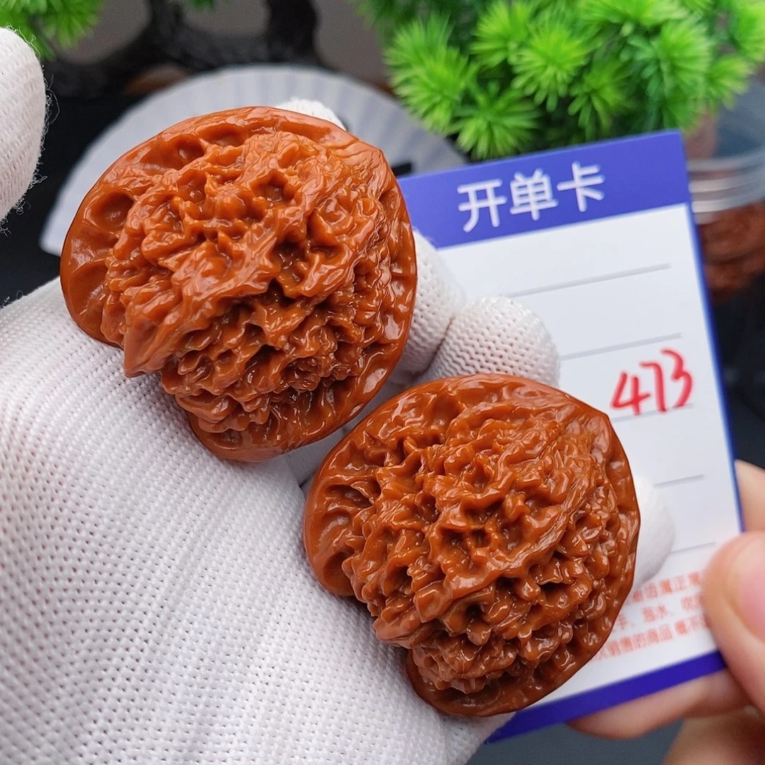 文玩核桃把件42百花山473