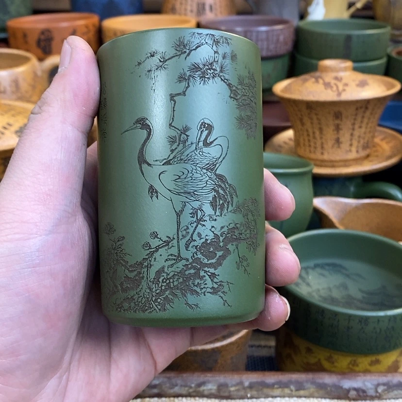 【闪购商品】紫砂杯子宜兴全手工紫砂杯