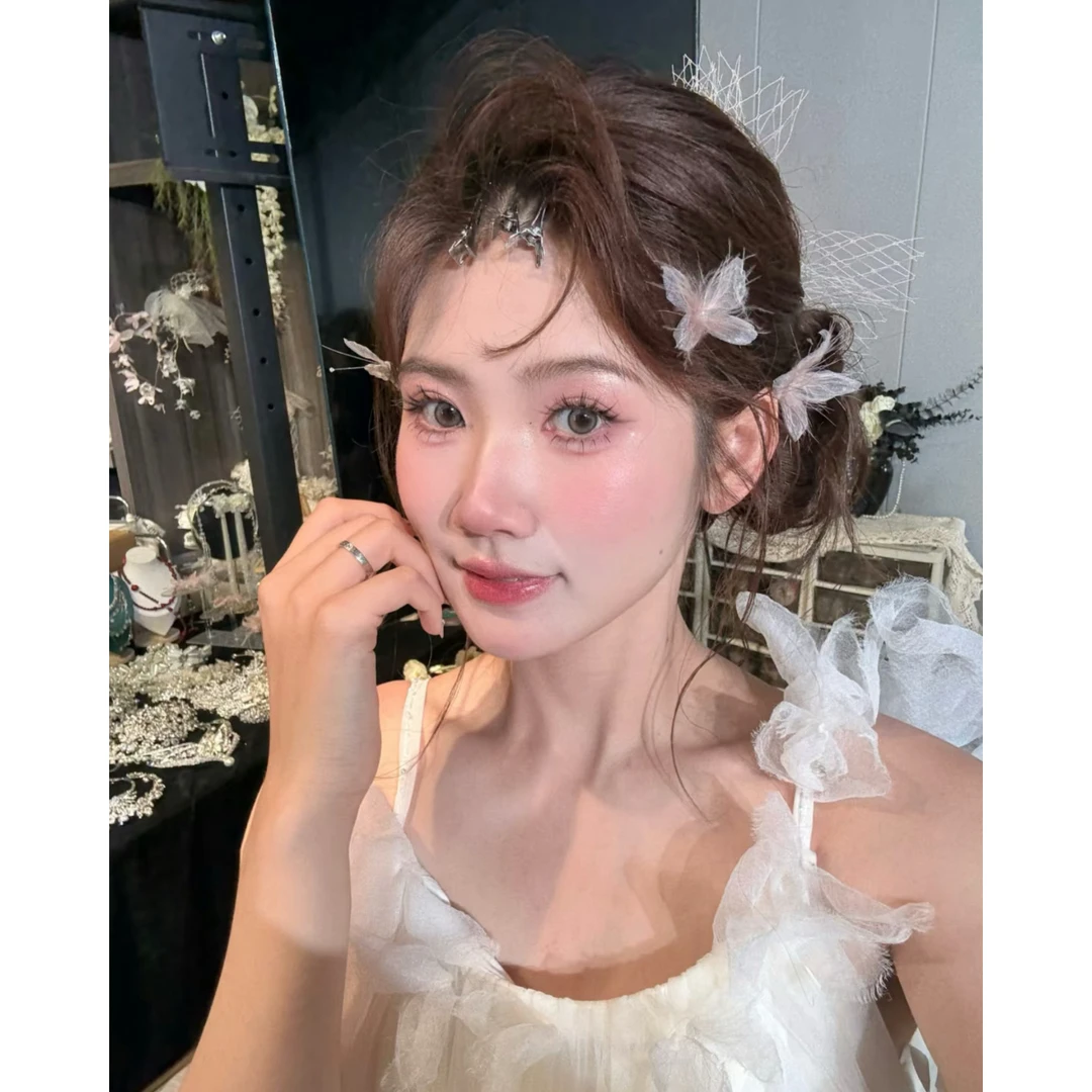 小南一｜粉色绒绒蝴蝶六件套