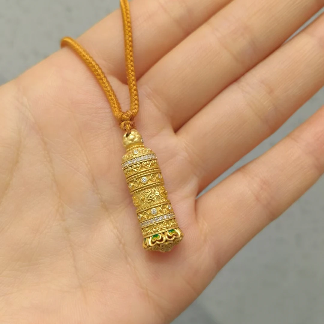 足银银制品 金刚杵吊坠