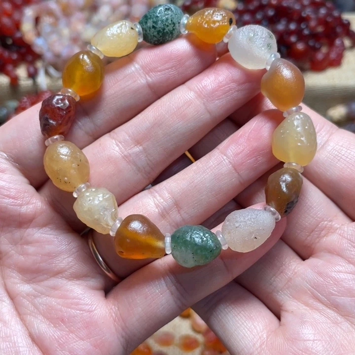 玛瑙/玉髓合金手链