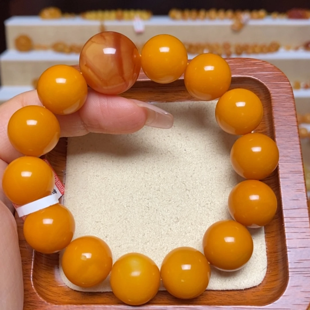 【闪购商品】未镶嵌蜜蜡手链手串