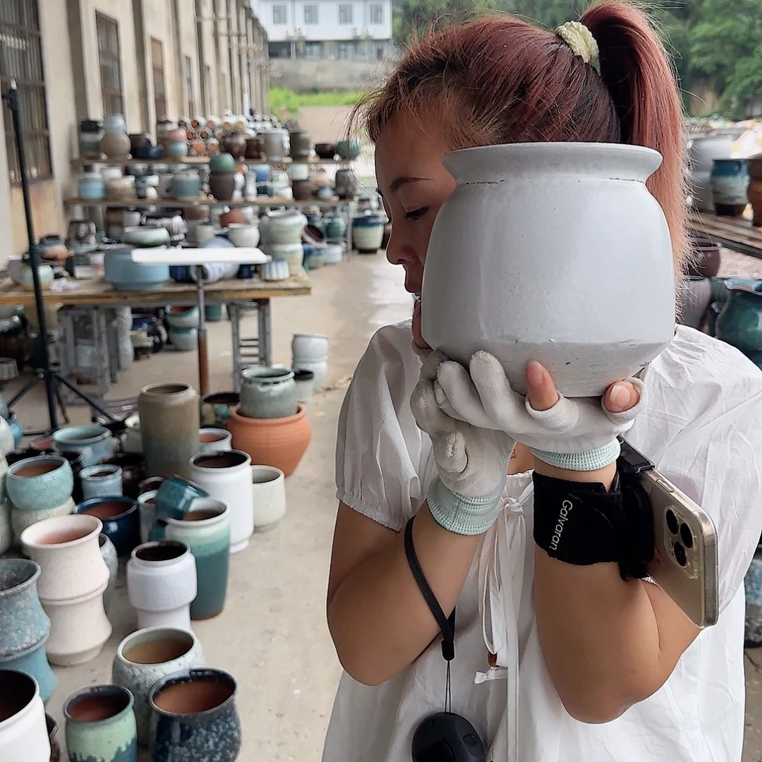 紫砂花盆王嫂花盆直播0802-101