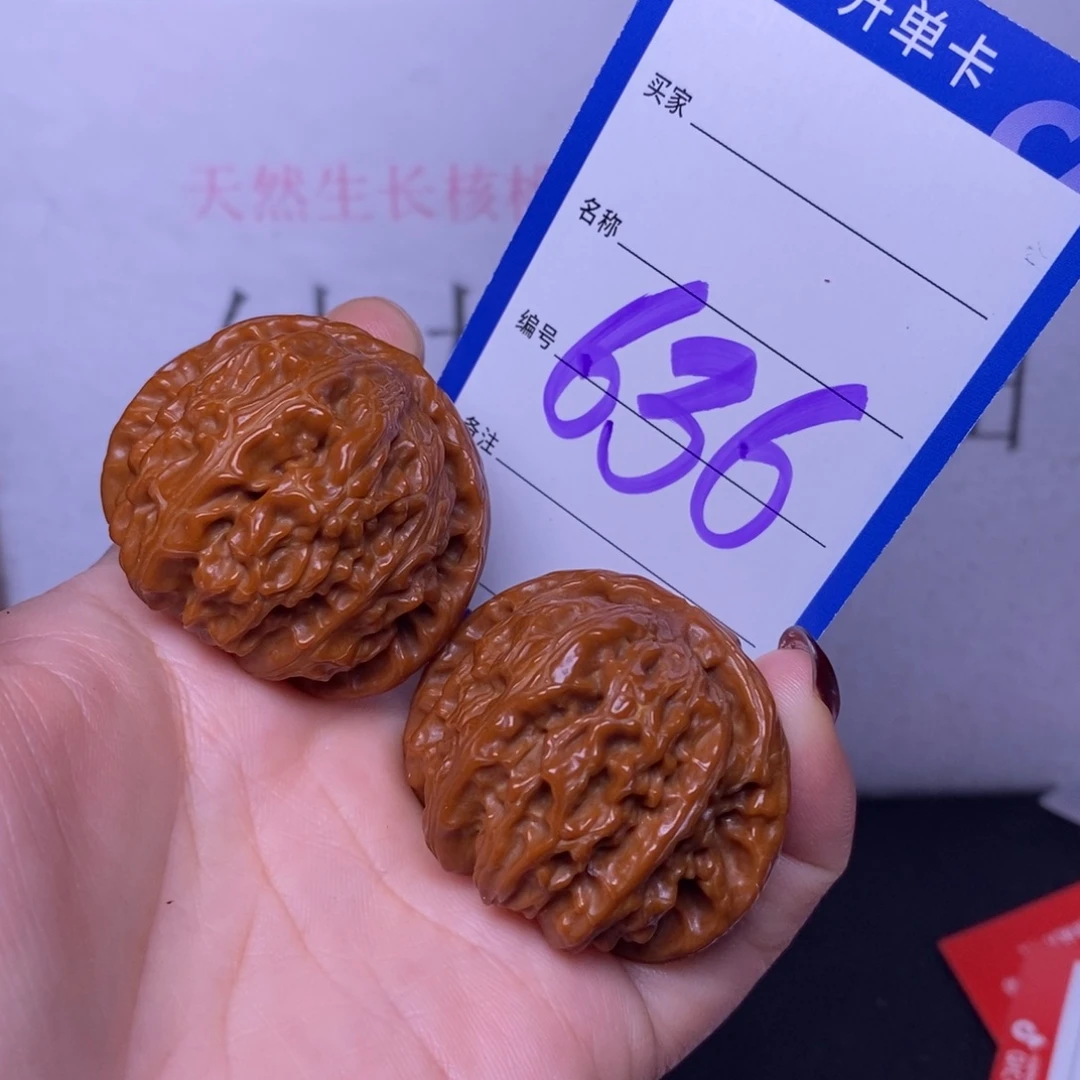 把件文玩核桃636/40白狮子