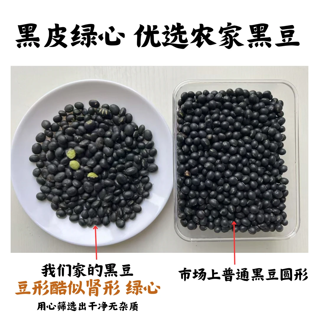 正宗农家老品种黑豆