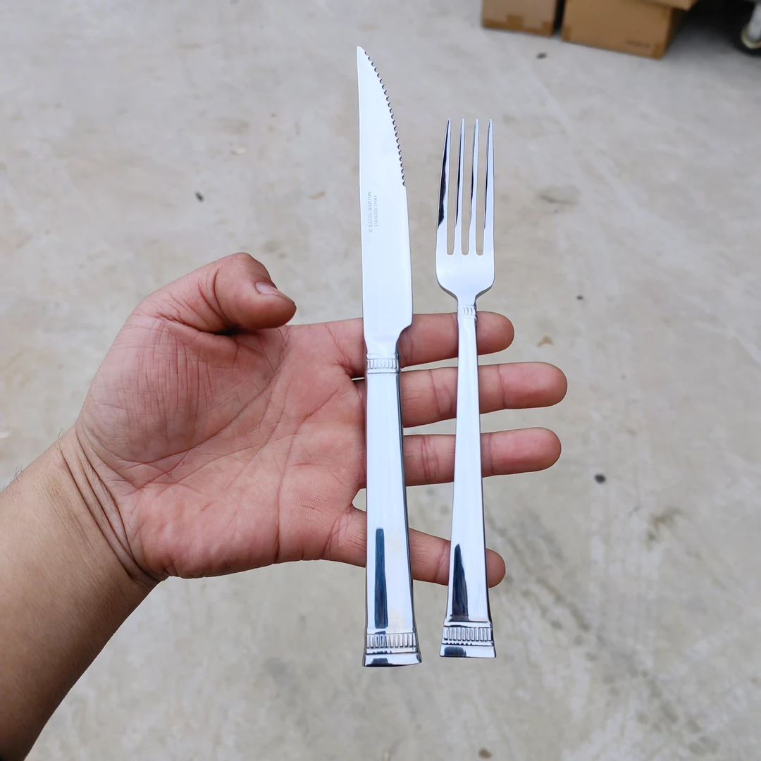 里德 罗马柱牛排刀叉  刀长24.5㎝ 叉长20.5㎝