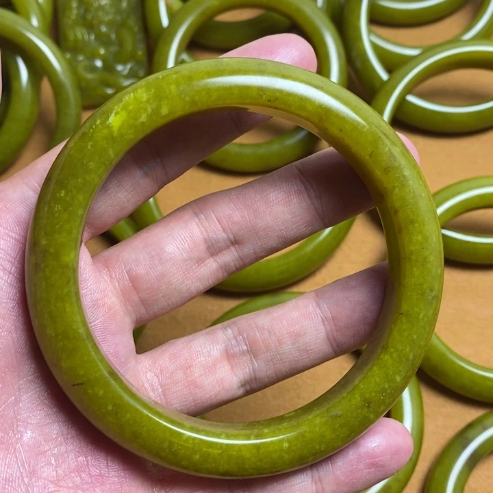 蛇纹石玉合金手镯