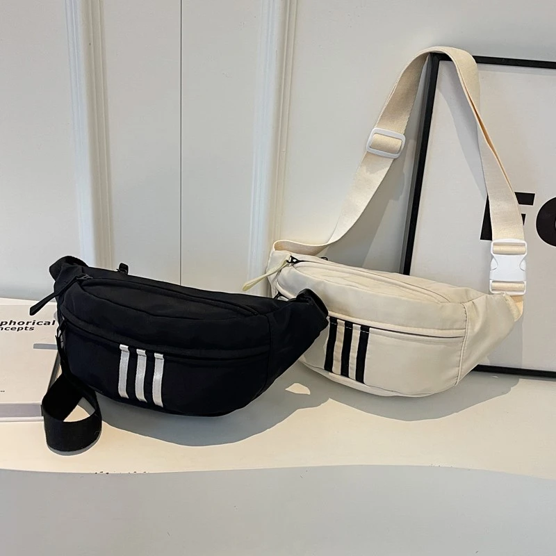 时尚高品质胸包运动腰包百搭斜挎包旅游大容量个性潮流单肩包