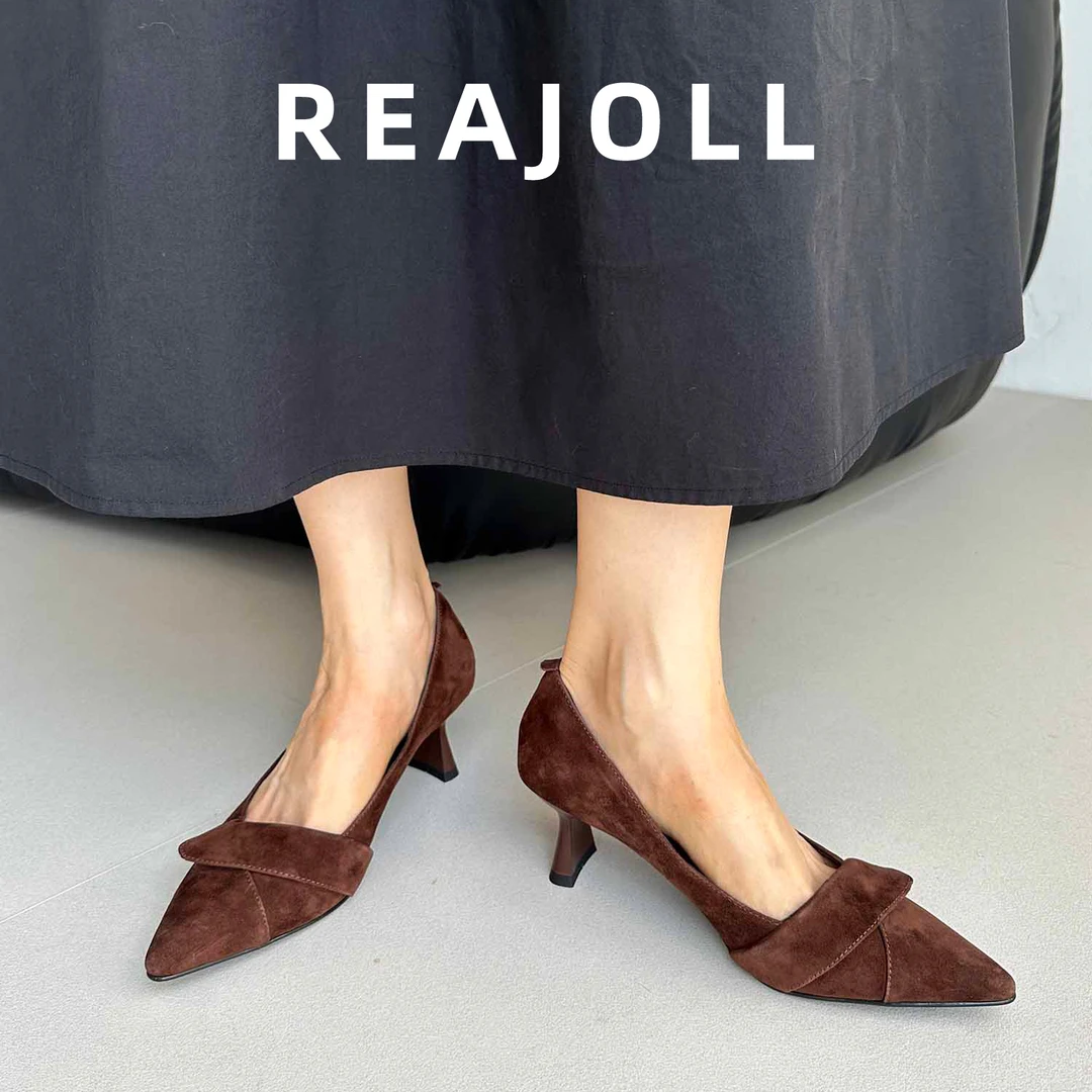 高跟鞋女优雅高级不累脚法式网红尖头细跟配裙子的2025新款单鞋子