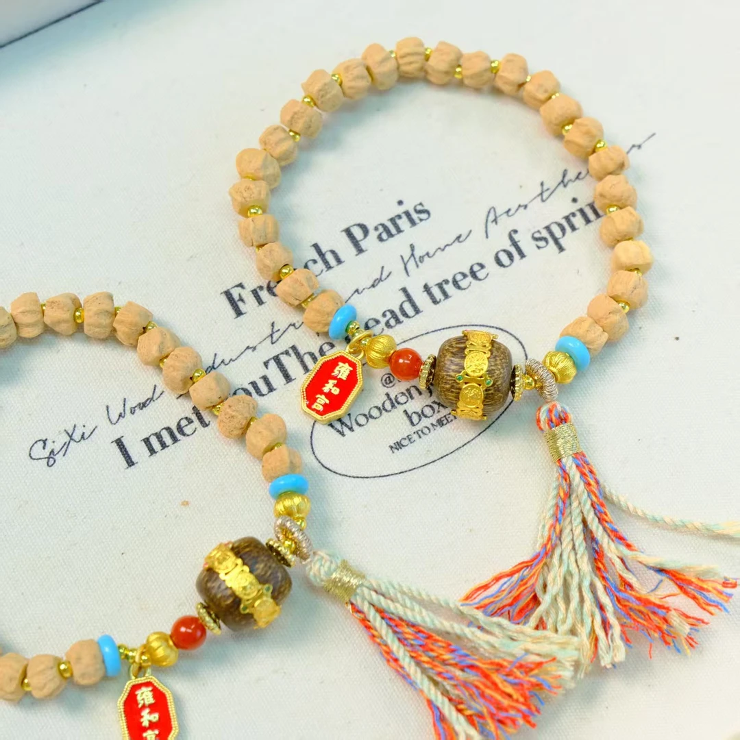 非金属木质手链 【十六珠宝】愿长安｜木质6mm设计款CR218多样性发一