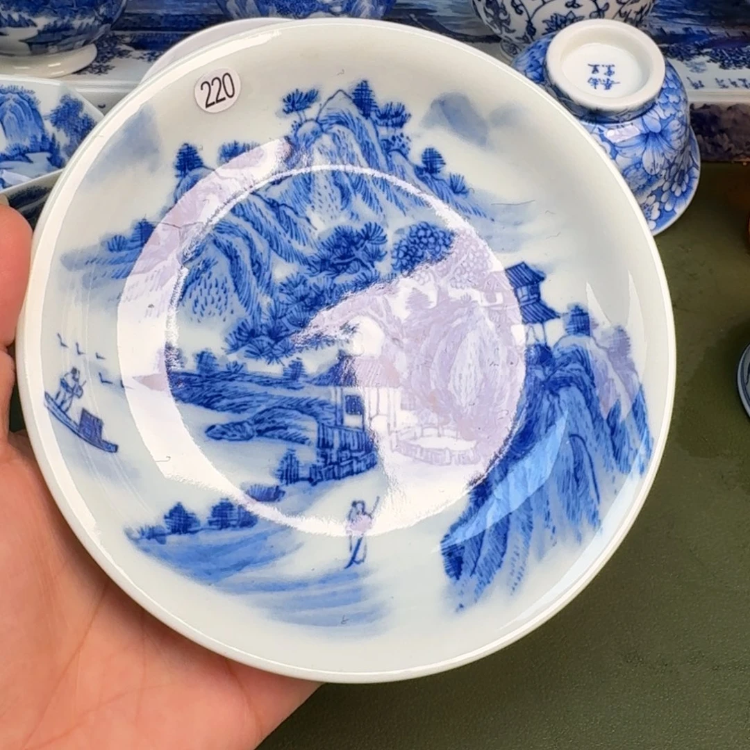 景德镇纯手绘茶具具圆圆220