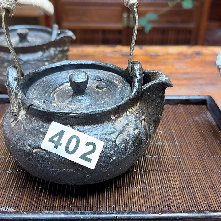 纯手工制作粗陶茶具