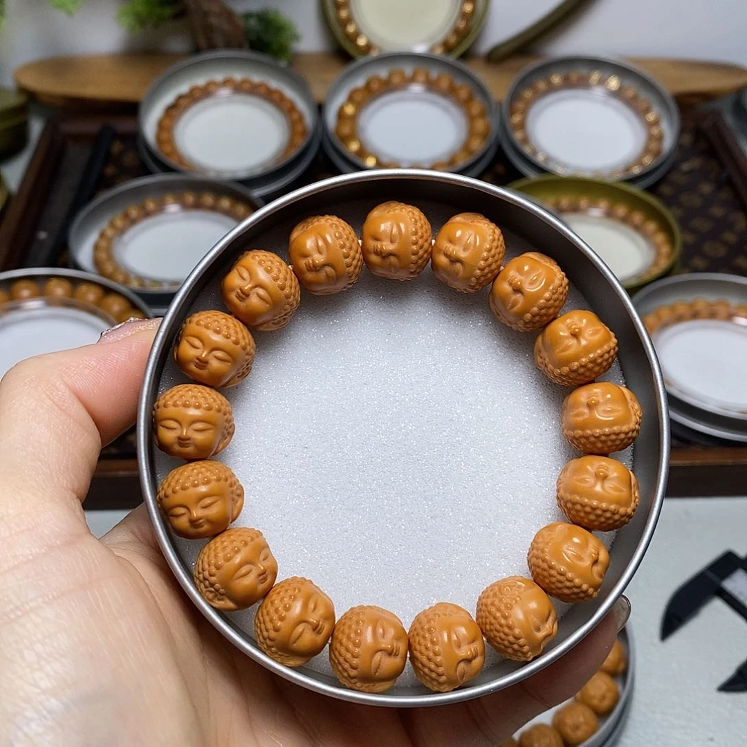 猴头核桃手串346号14左右精品宝宝佛全品