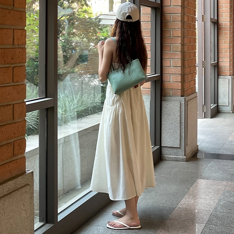 包包女小众轻奢缎面单肩手提腋下小方包高级感百搭通勤托特包1218