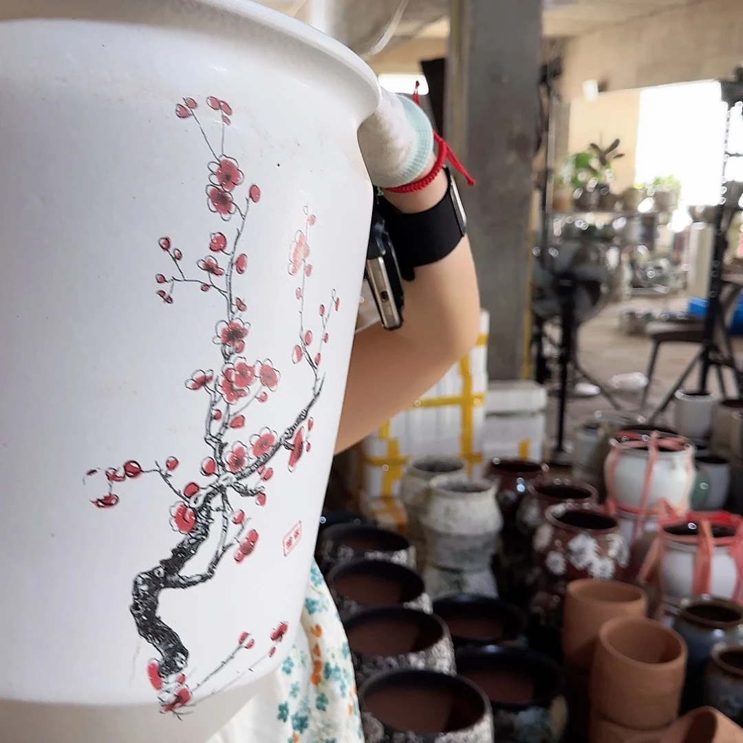 花盆紫砂王嫂花盆0928-189高36口26