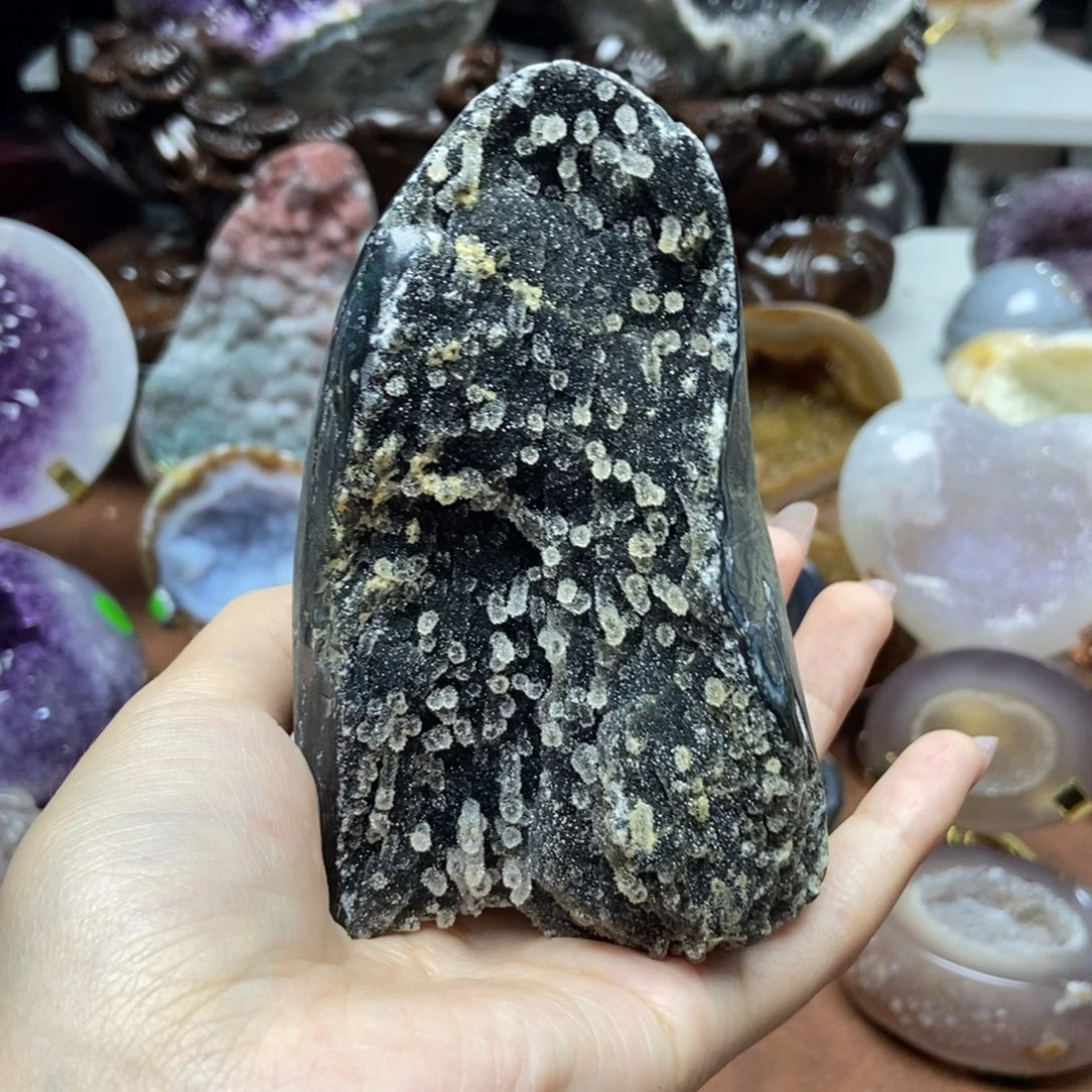 紫晶摆件未镶嵌水晶