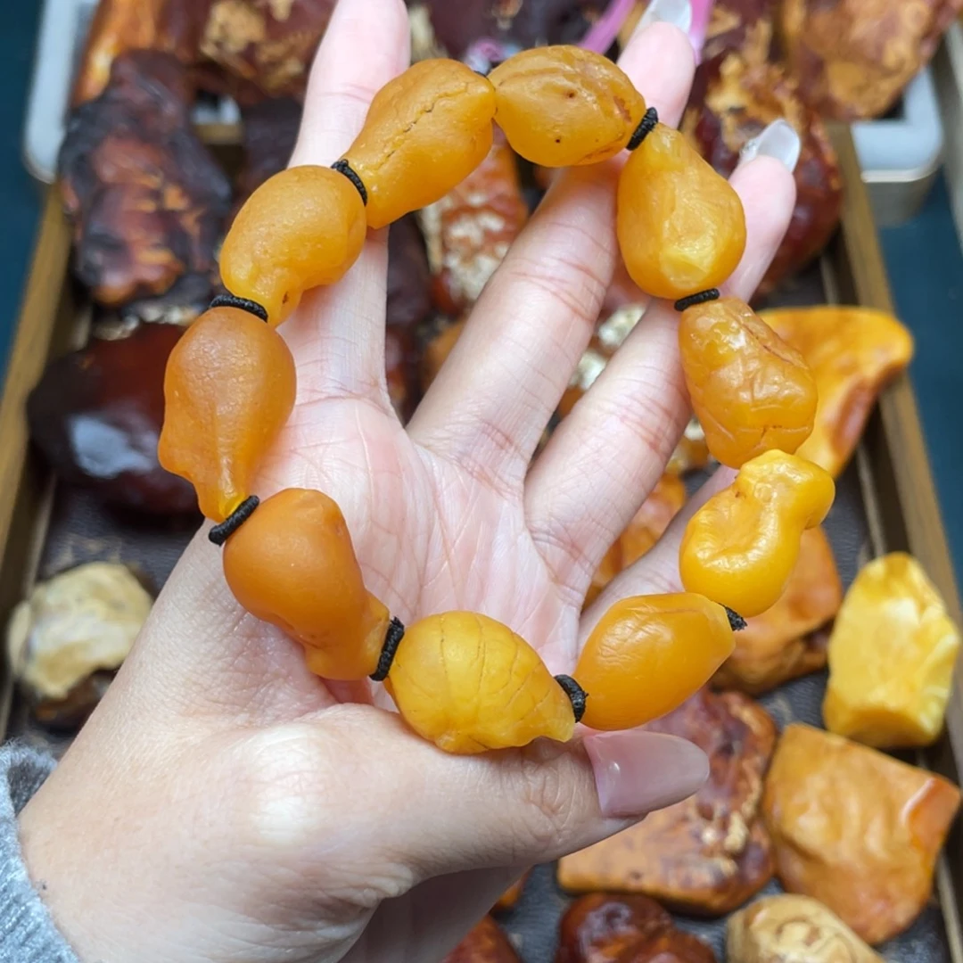 琥珀未镶嵌珠宝奇石