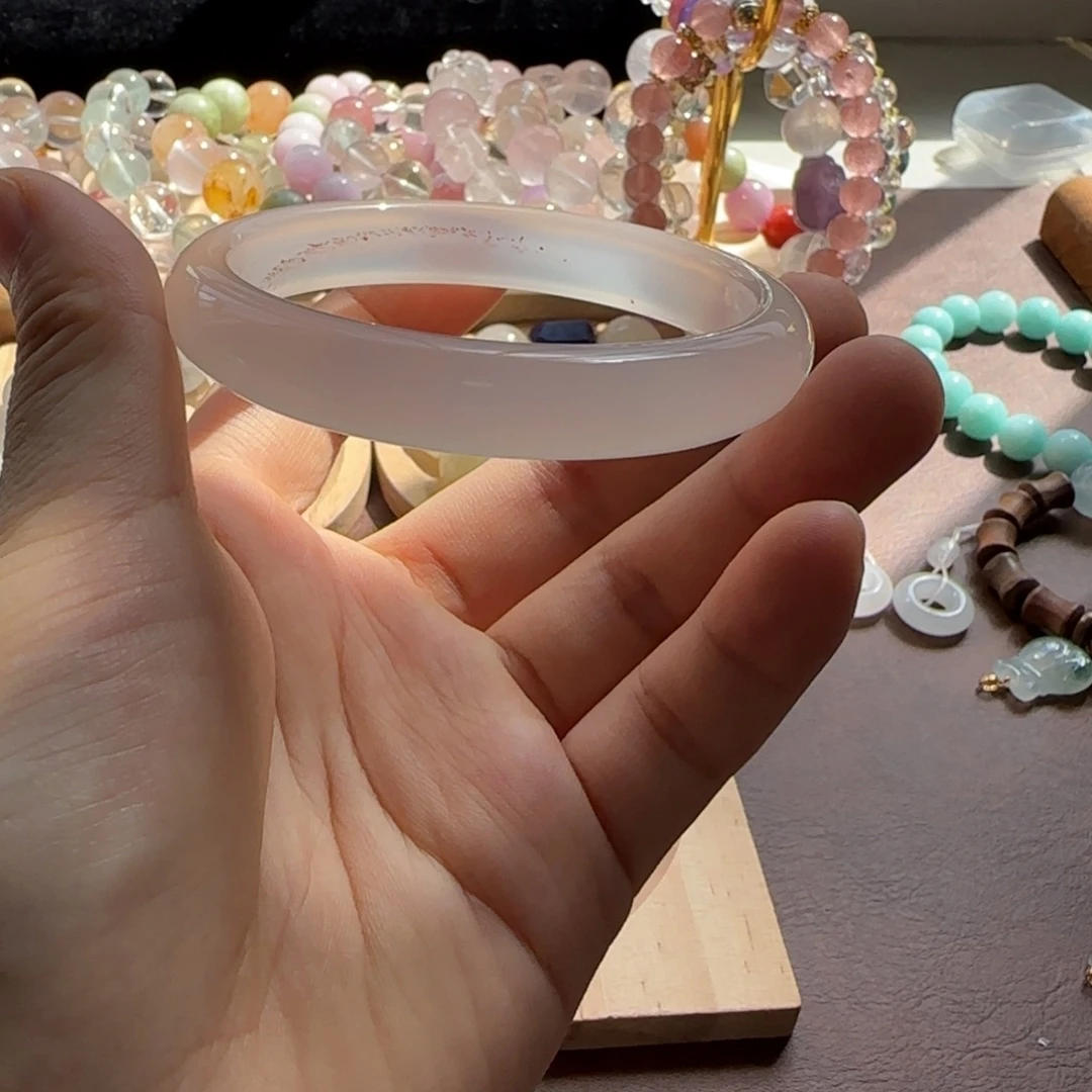 合金玛瑙手饰桃花
