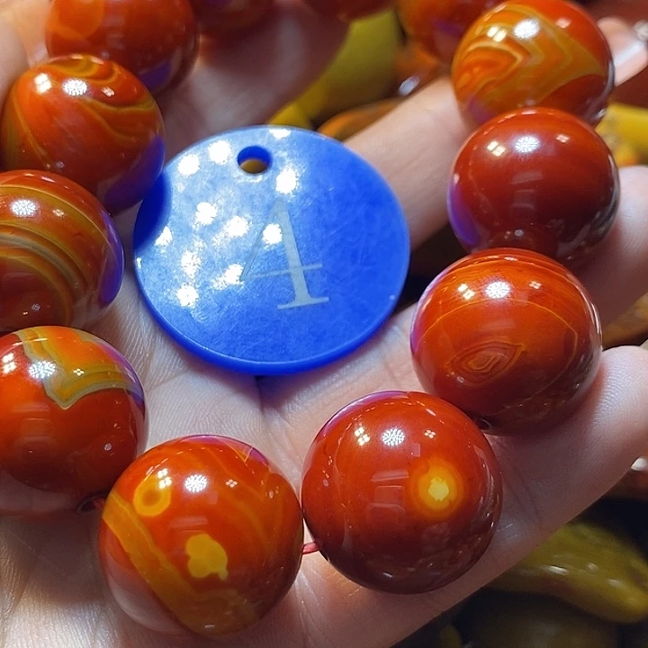 阿***兰玛瑙/玉髓未镶嵌手链