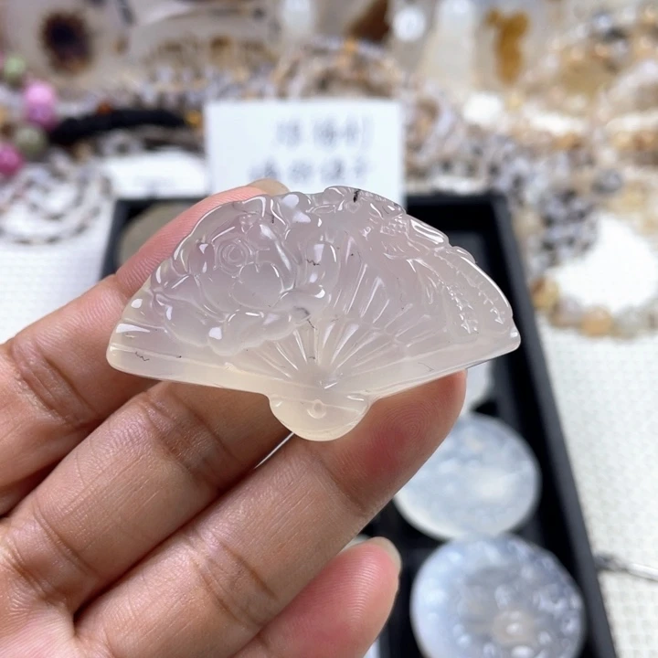 花***花未镶嵌颈饰玛瑙/玉髓