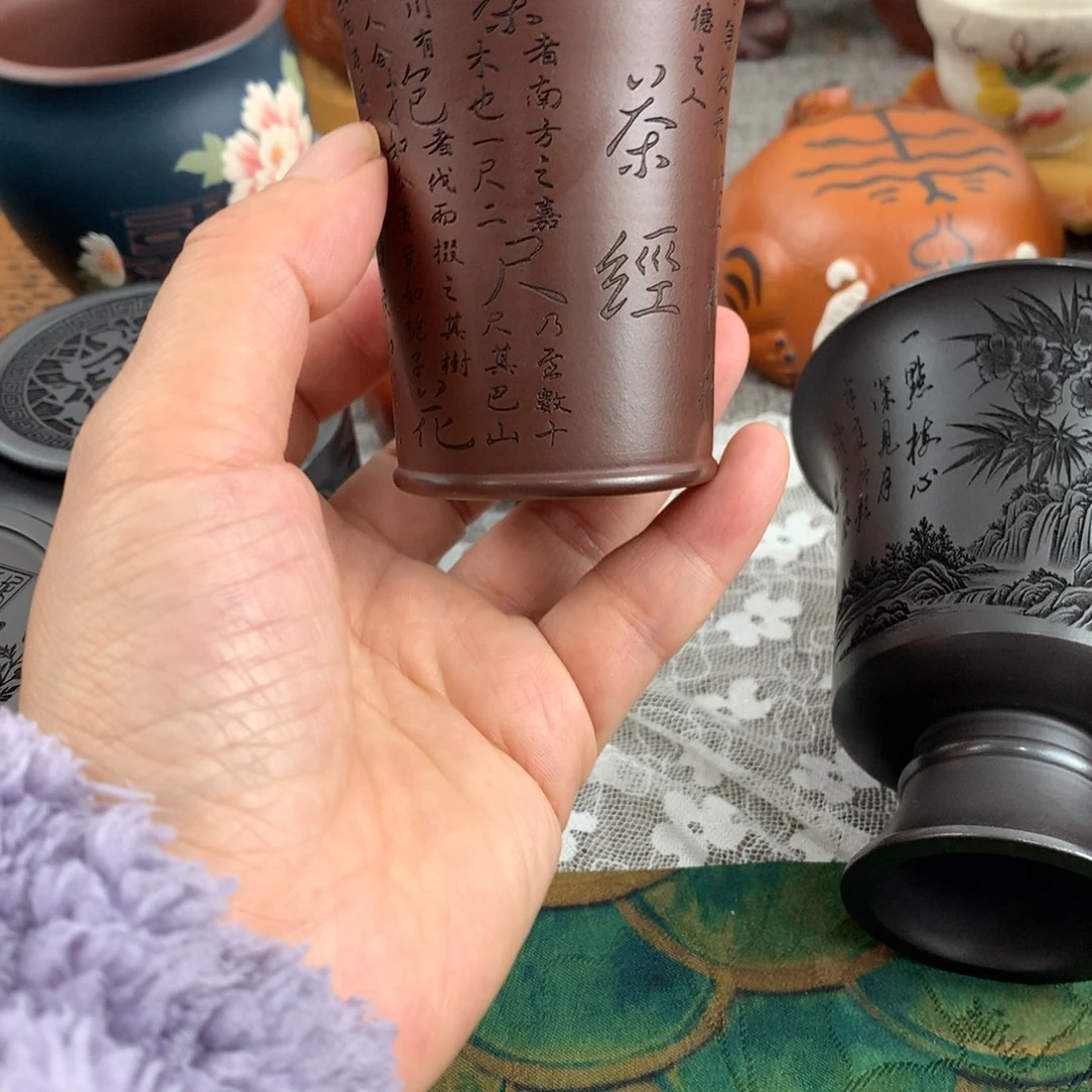 茶杯紫砂高端主人杯