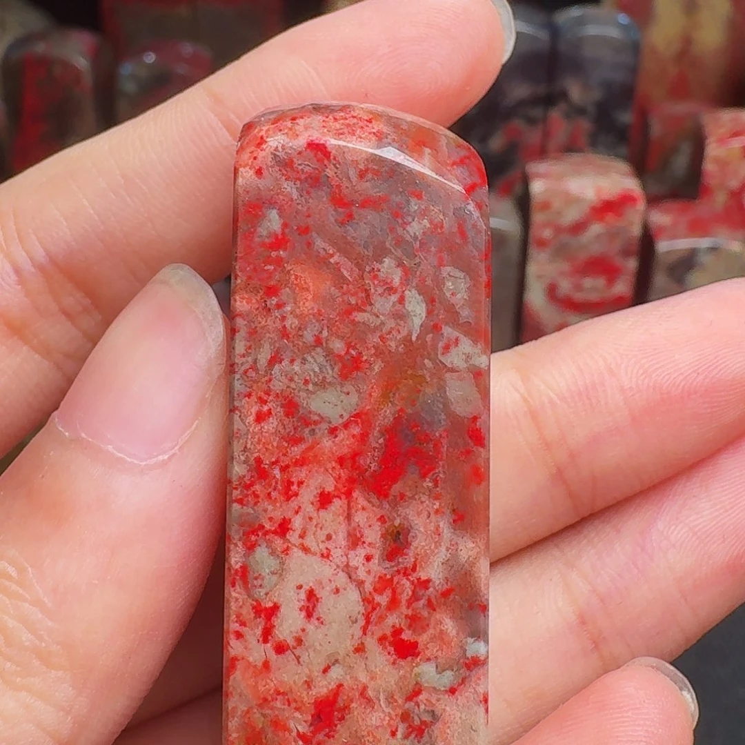 虎***昌化石印石精品昌化鸡血石