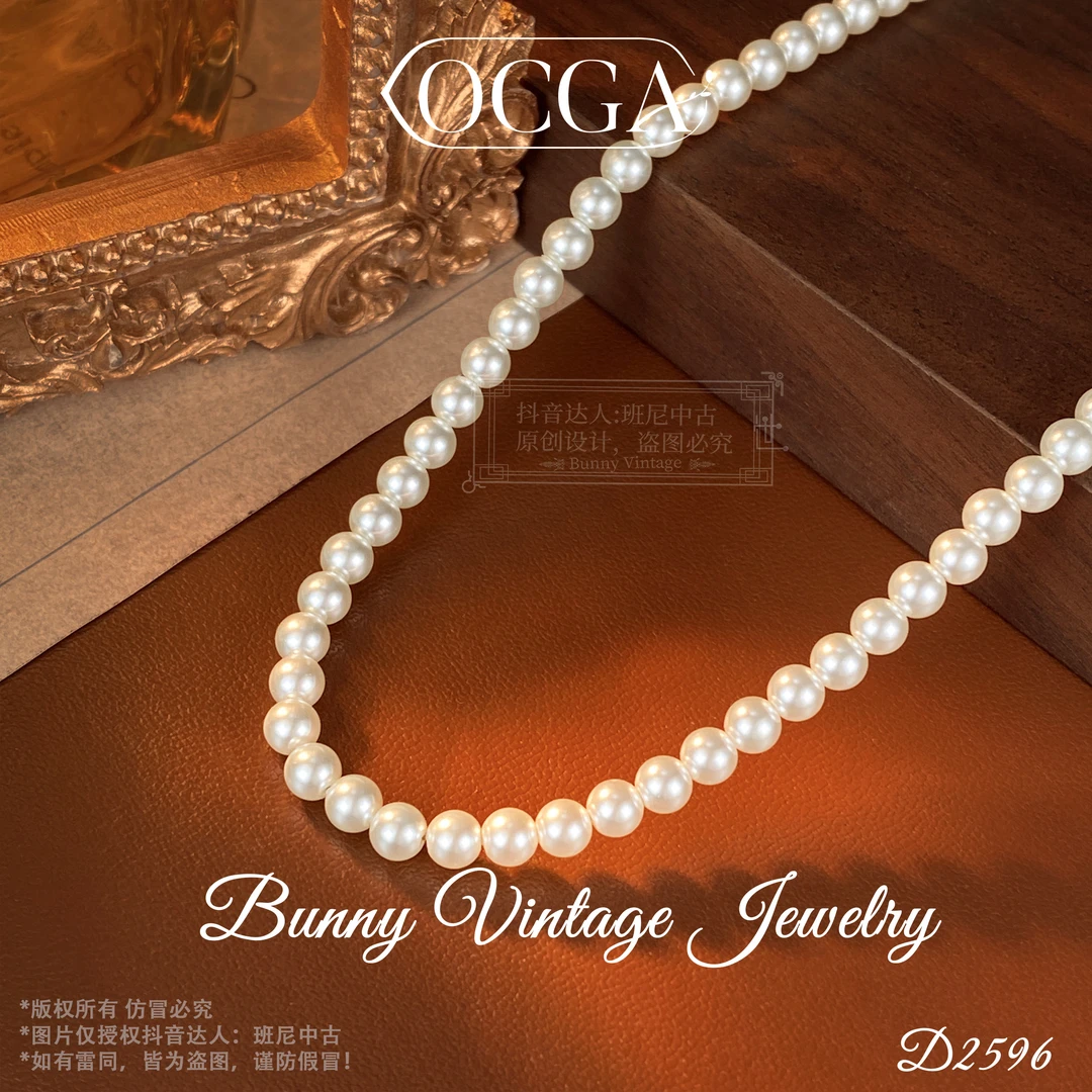 镀K金D2596 法★【明日珠光】春OCGA 欧斯伽斯 限定 项链