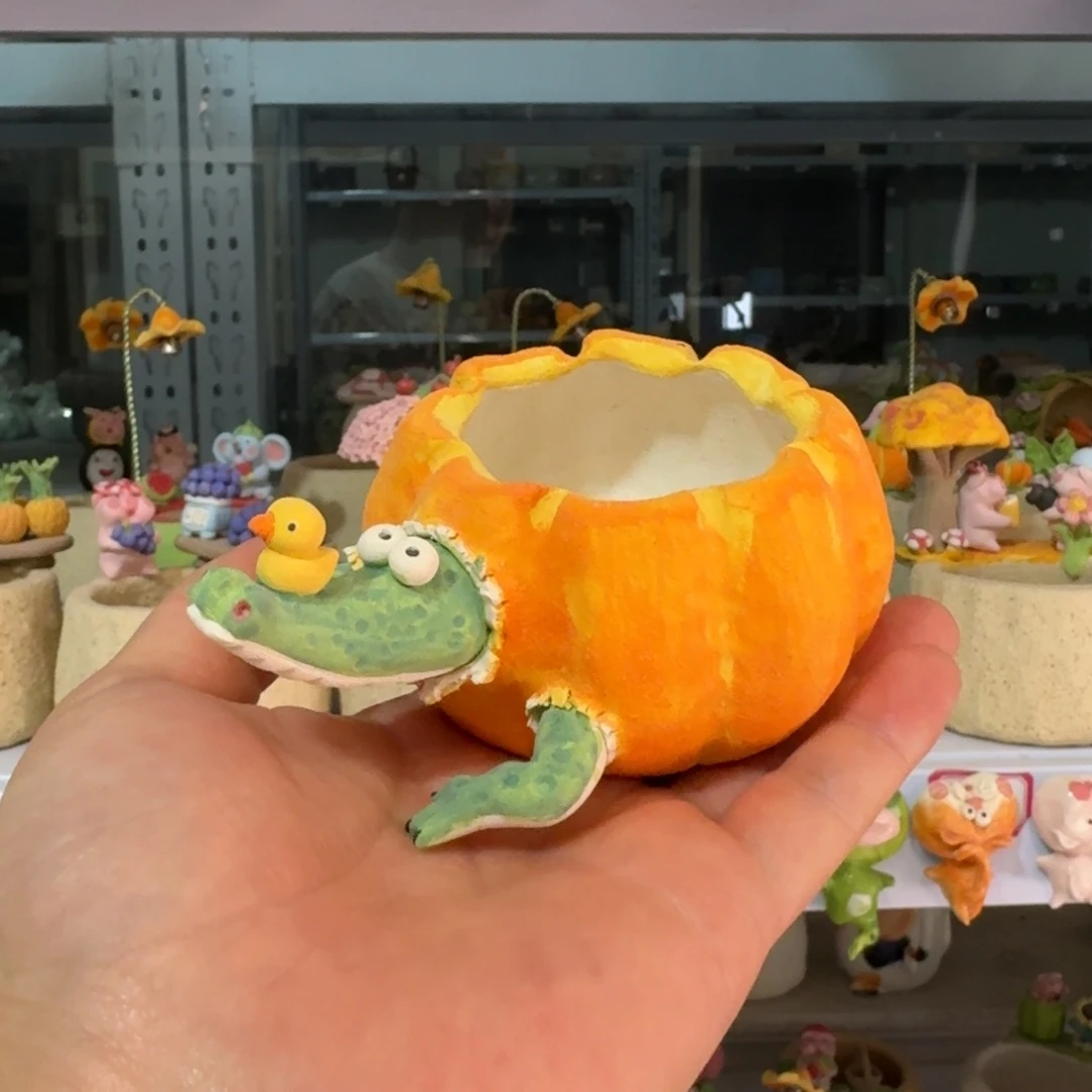 厂家直销手工花盆摆件