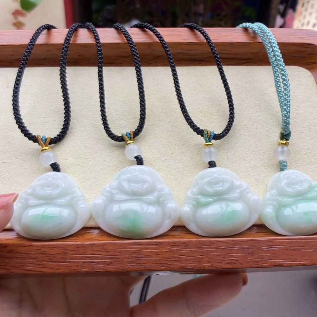 翡翠未镶嵌颈饰吊坠多样性发货发其一