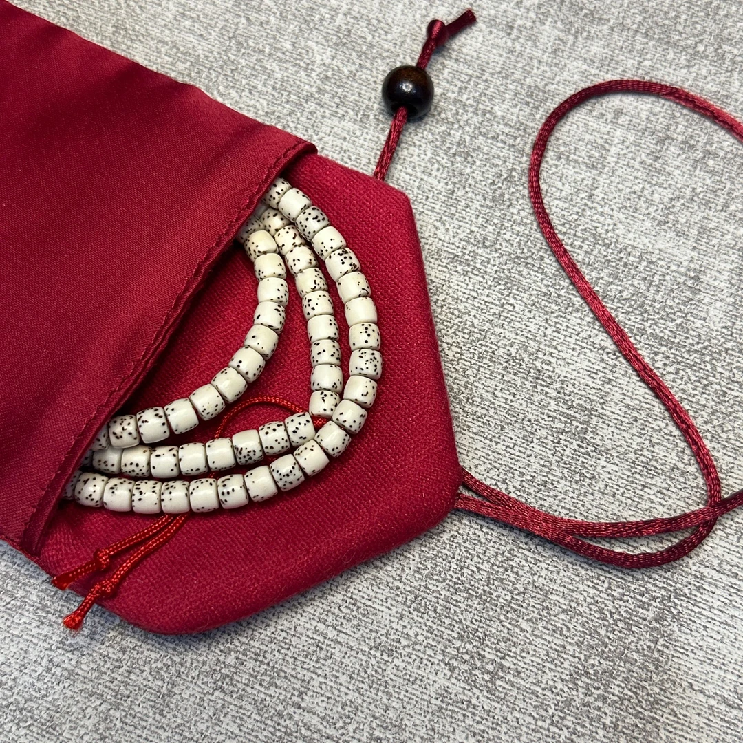 原生态海南星月菩提手串文玩河豚星月菩提108颗顺白料长串白星月