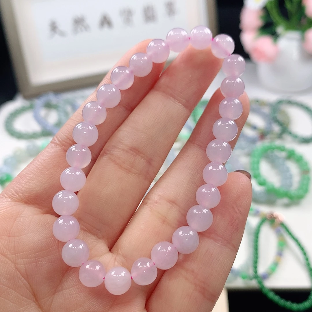 翡翠未镶嵌手链6.8mm