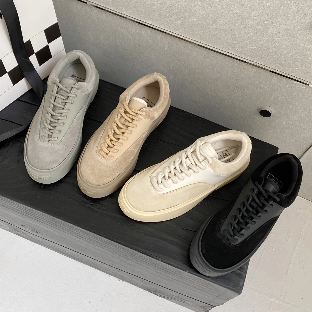 VEEFSHOW 6900-3 小众原创设计感美式复古日系百搭平底国潮板鞋