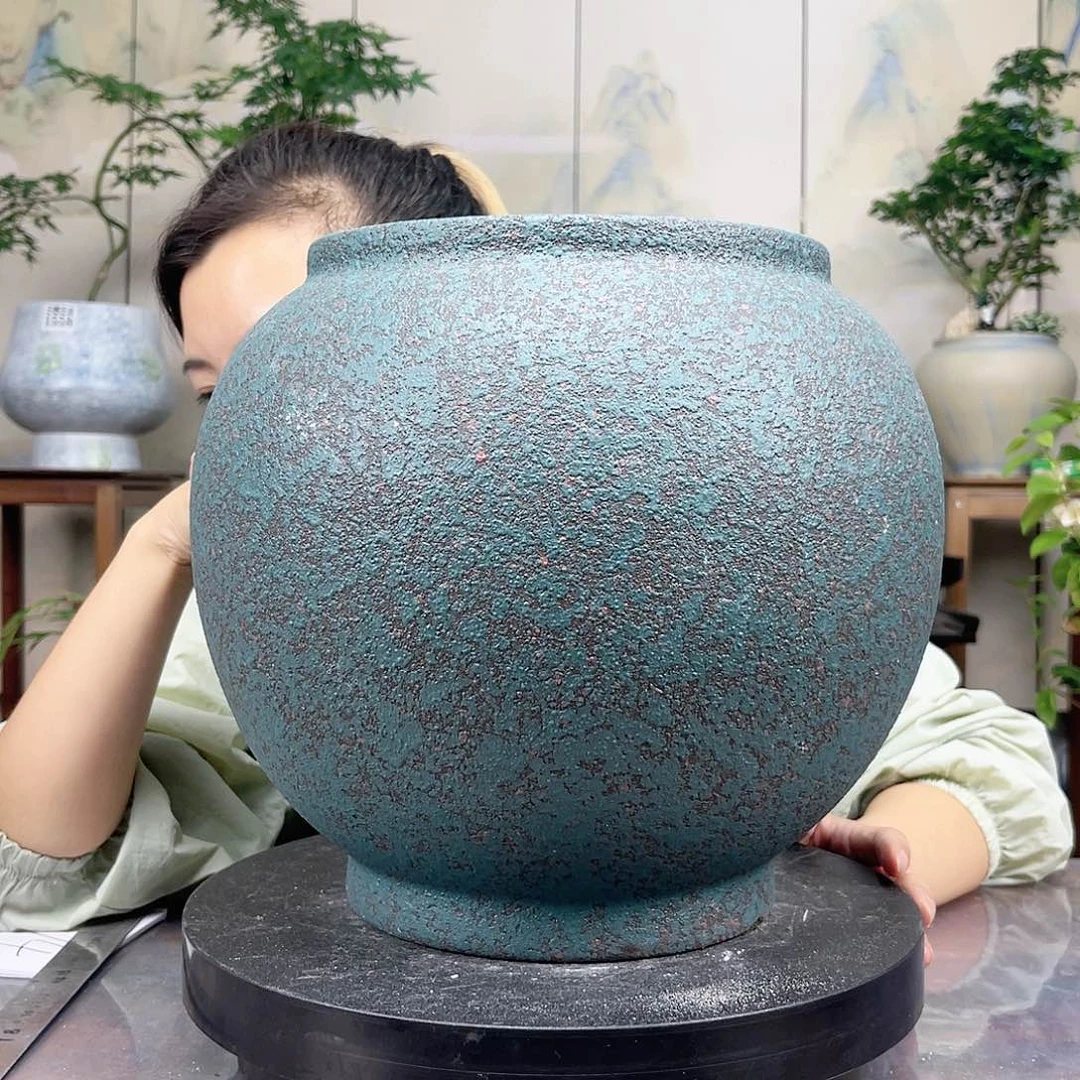 紫砂花盆王嫂花盆直播0607-1744高28口21